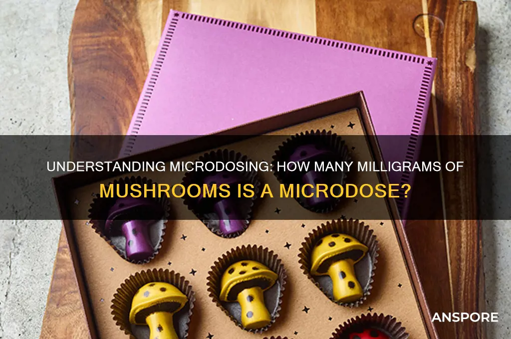 what is a microdose of mushrooms in mg