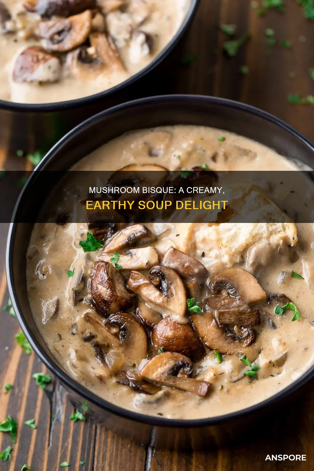 what is a mushroom bisque