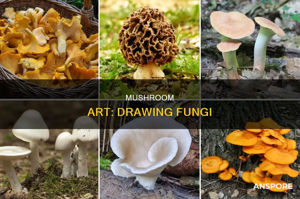 what is a mushroom drawing