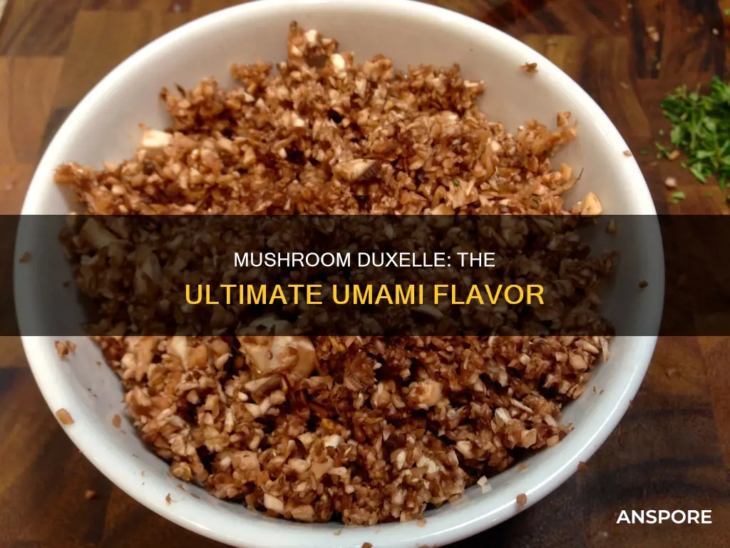 what is a mushroom duxelle