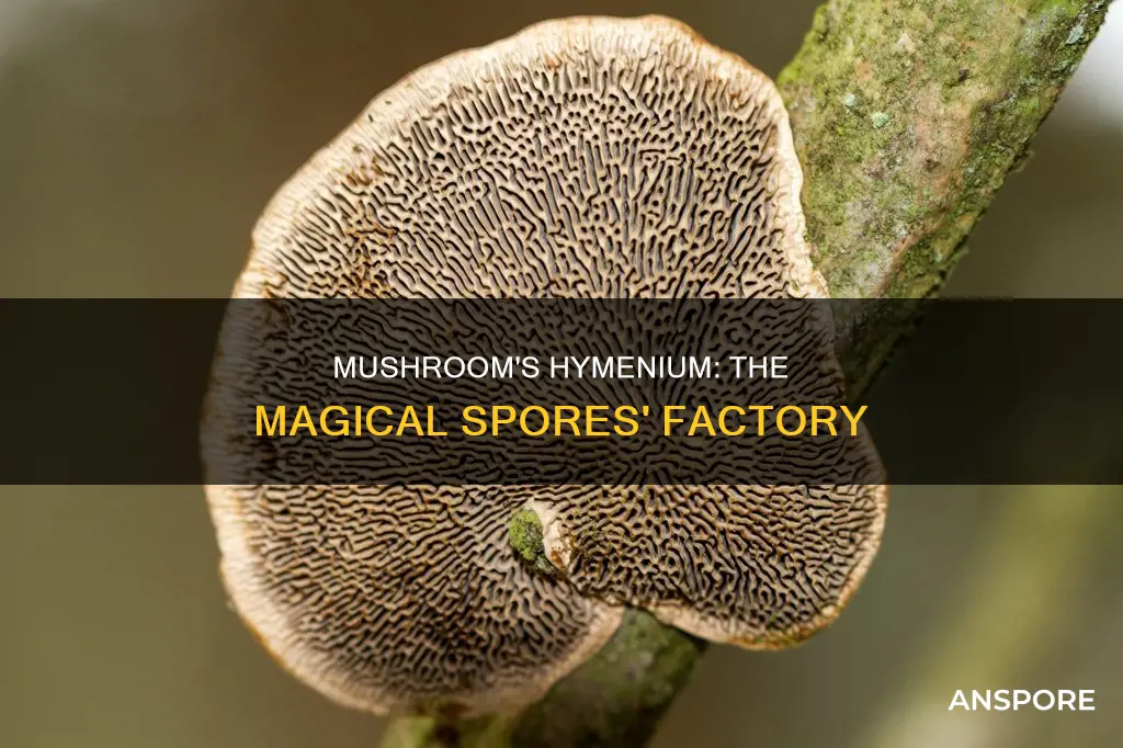 what is a mushroom hymenium