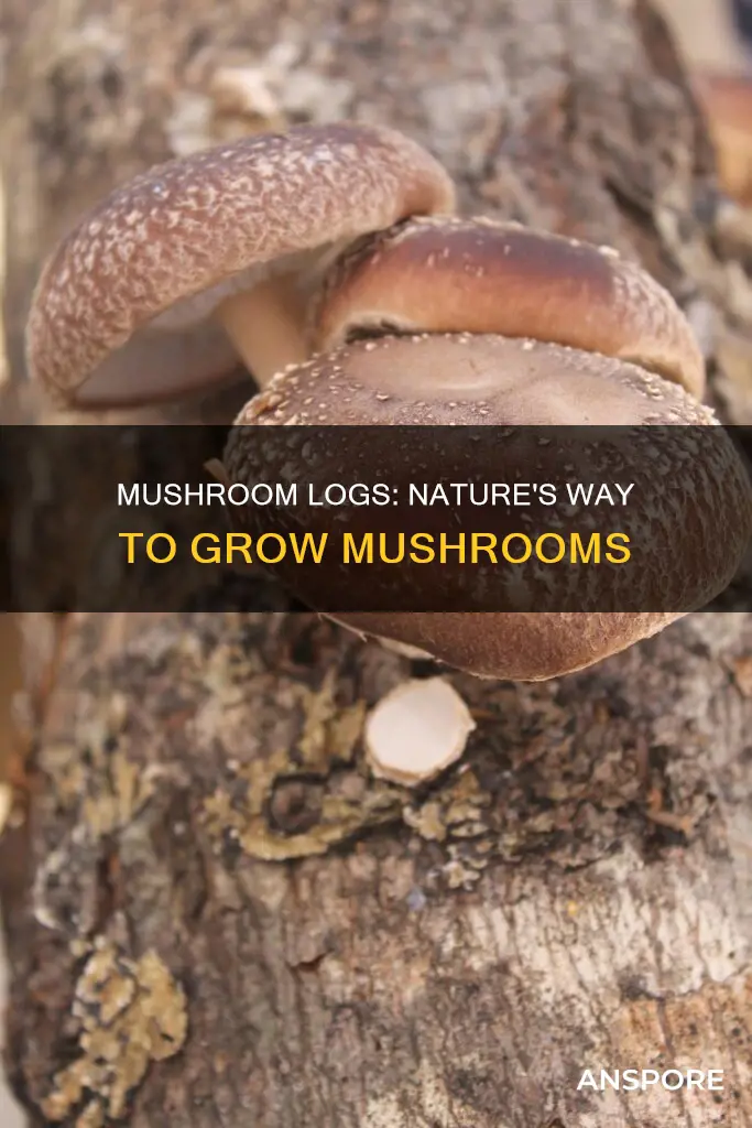 what is a mushroom log