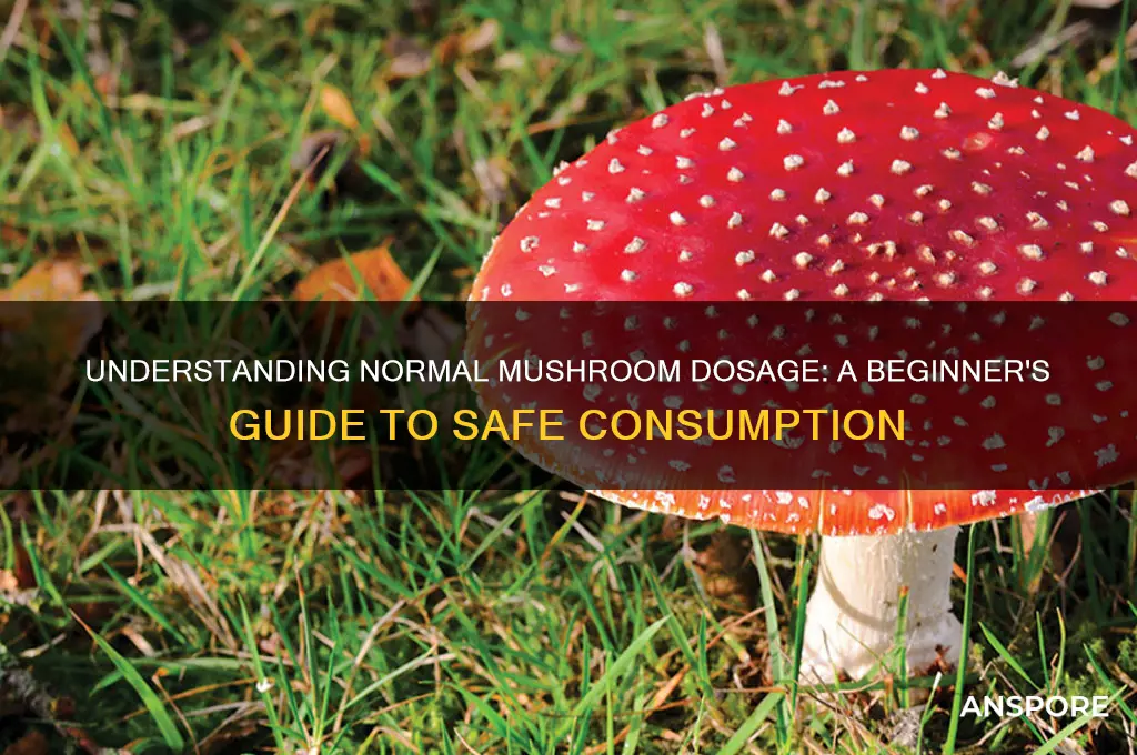 what is a normal dose of mushrooms
