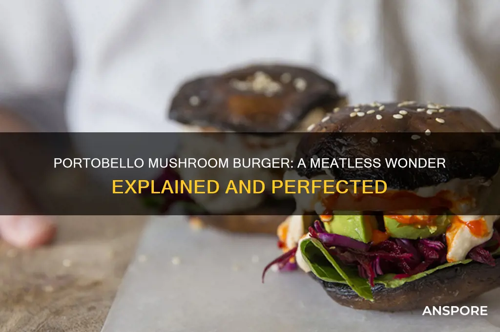 what is a portobello mushroom burger