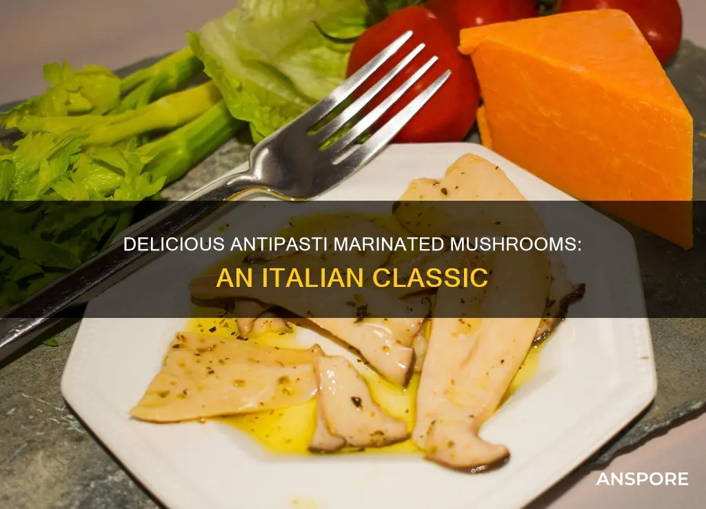 what is antipasti marinated mushrooms