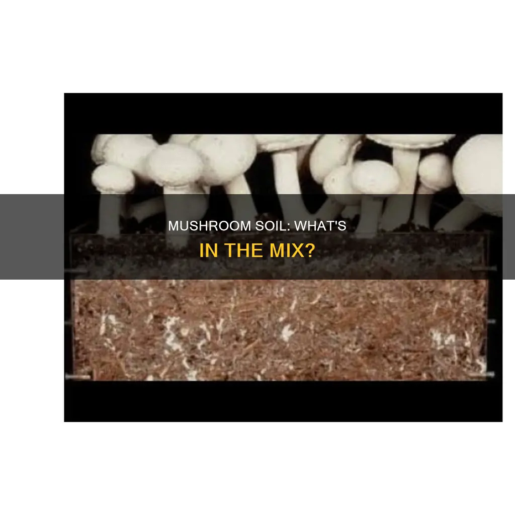 what is in mushroom soil
