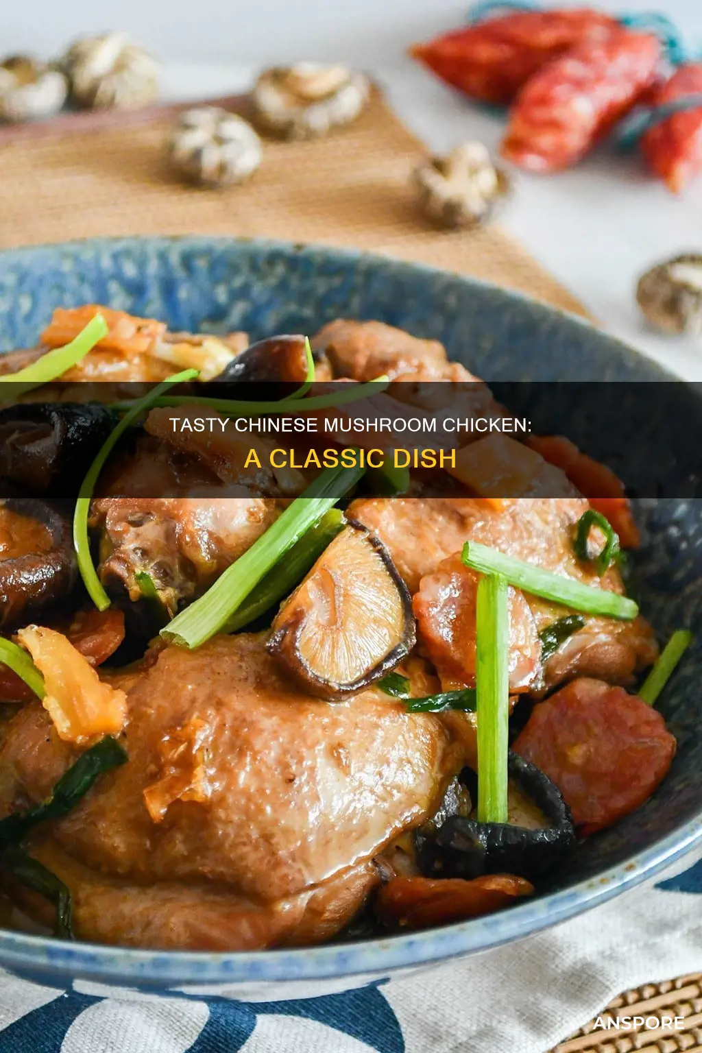 what is mushroom chicken chinese