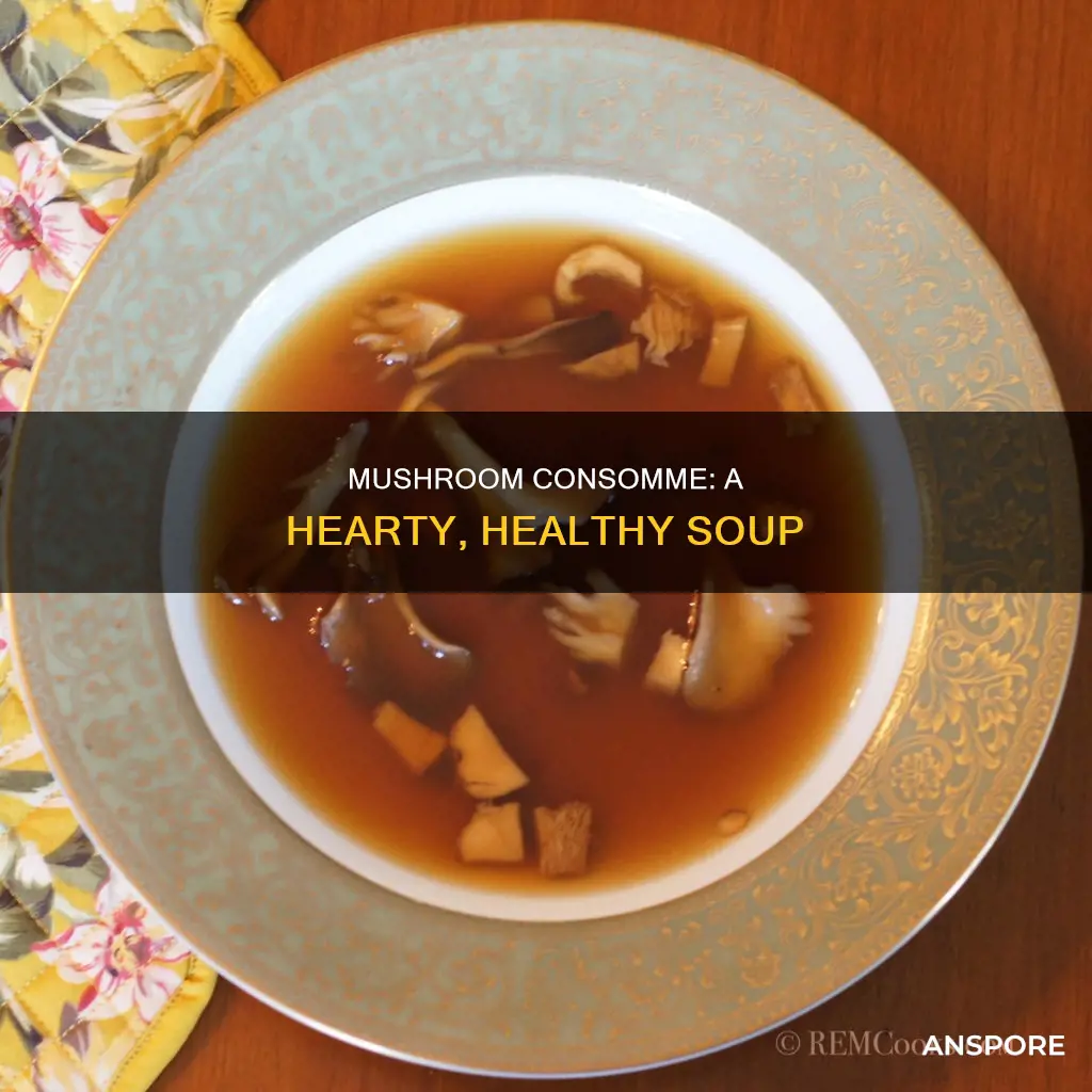 what is mushroom consomme