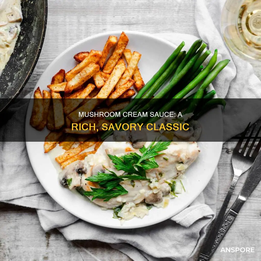 what is mushroom cream sauce