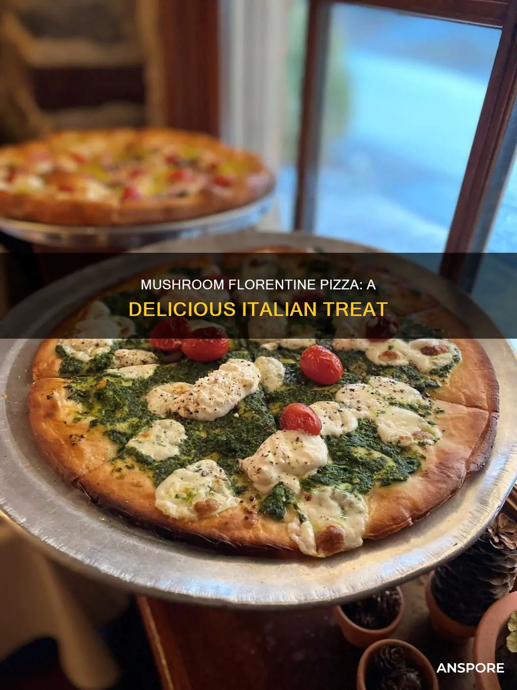 what is mushroom florentine pizza