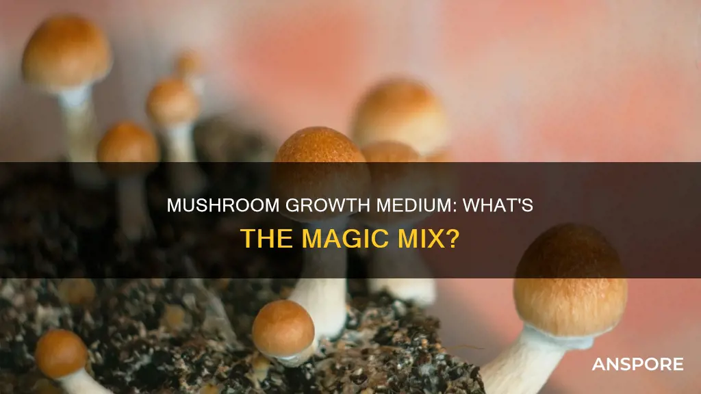 what is mushroom growth medium