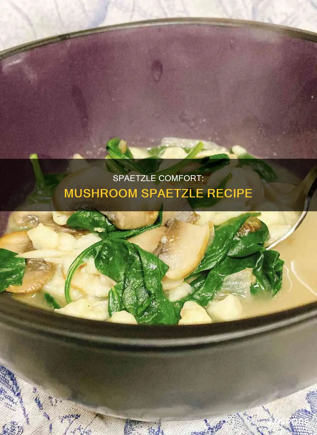 what is mushroom spaetzle