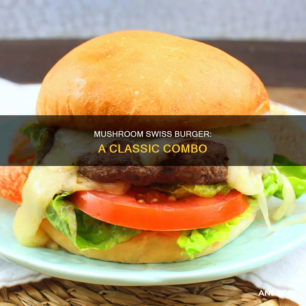 what is mushroom swiss burger