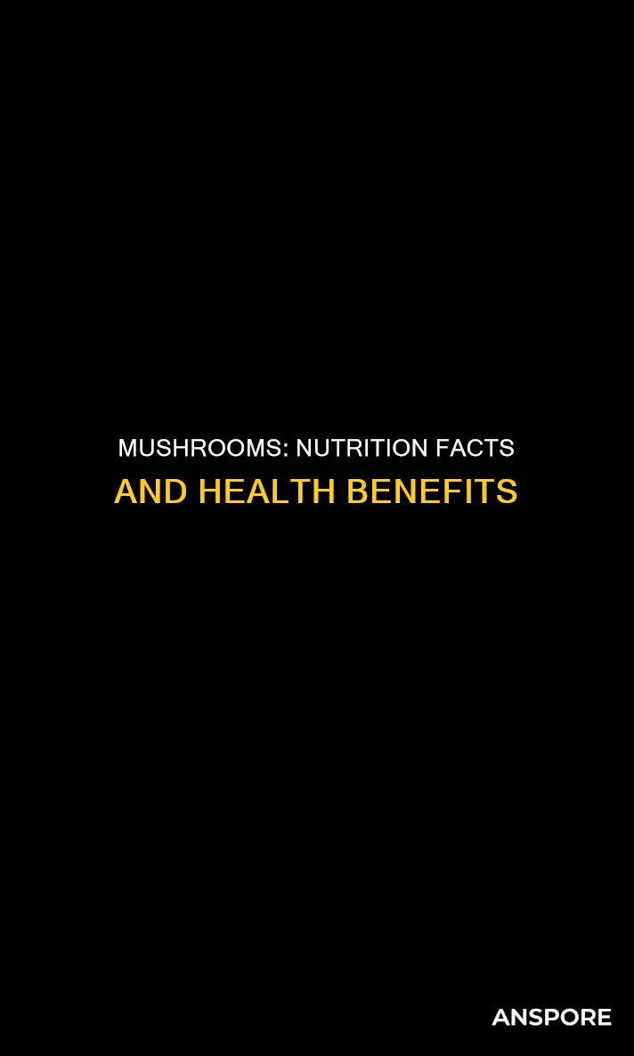 what is mushrooms nutritional value
