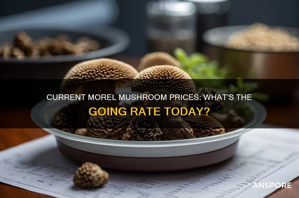 what is the going rate for morel mushrooms