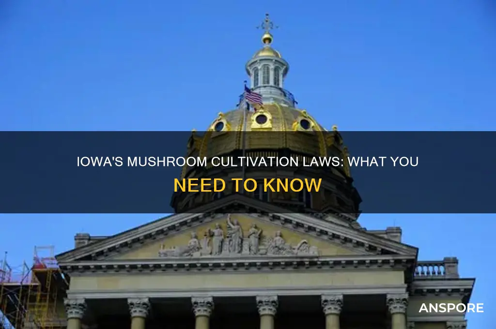 what is the law for growing mushrooms in iowa