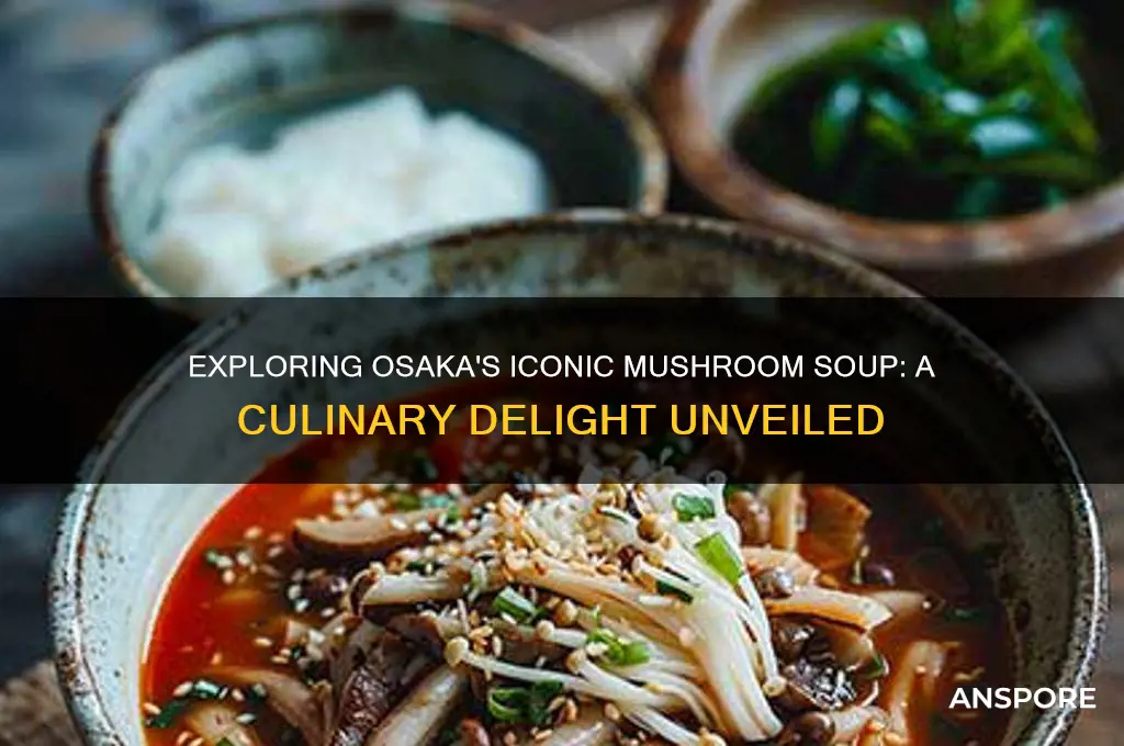 what is the mushroom soup at osaka