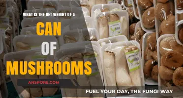 Understanding the Net Weight of a Standard Can of Mushrooms