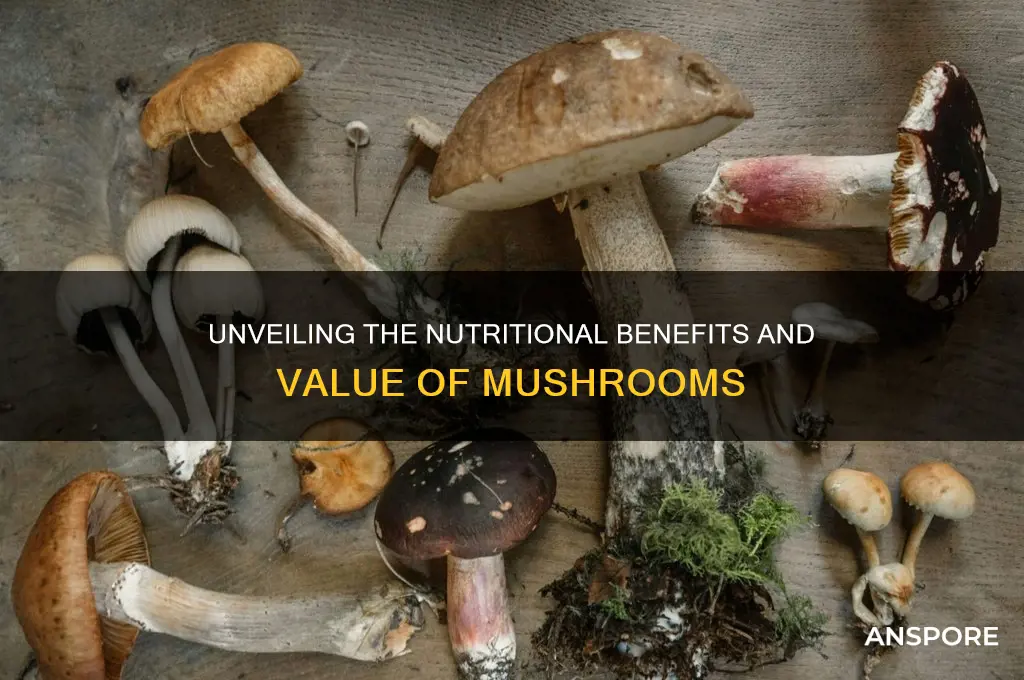 what is the nutritional value of a mushroom