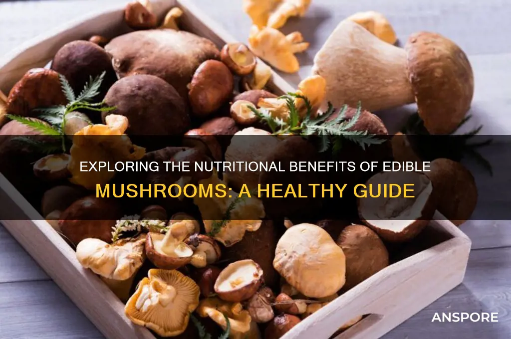 what is the nutritional value of edible mushrooms