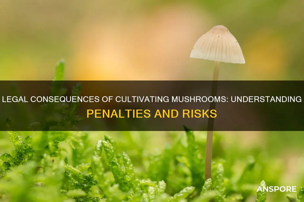 what is the penalty for growing mushrooms