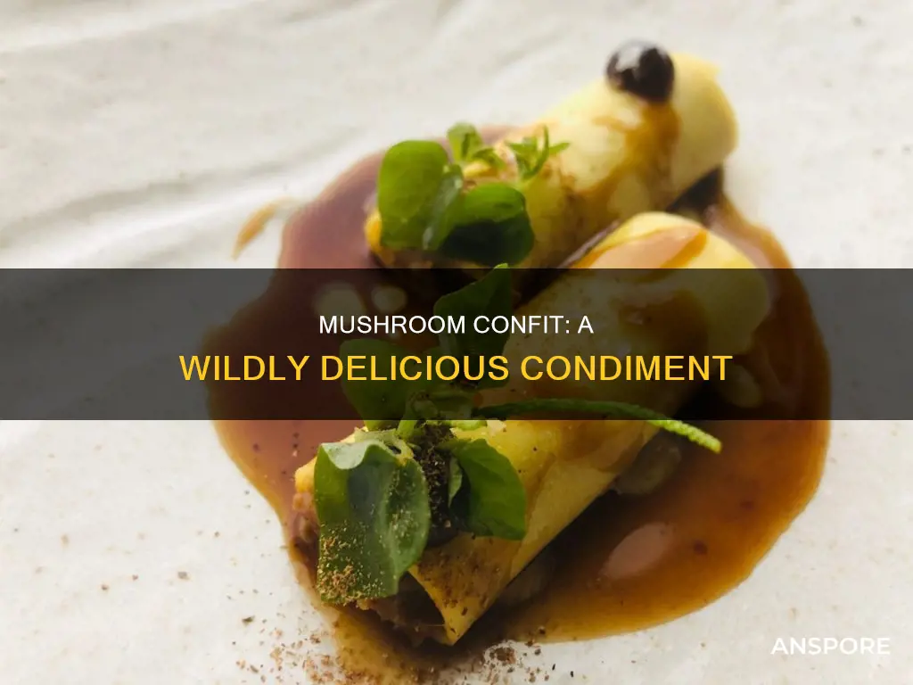 what is wild mushroom confit