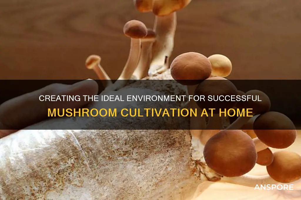 what kind of environment do you need to grow mushrooms