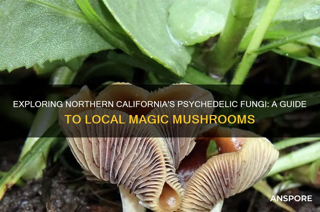 what kind of magic mushrooms grow in northern california