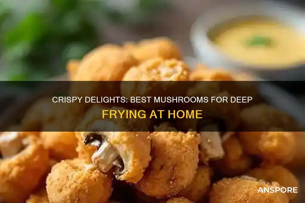 what kind of mushrooms can u deep fry