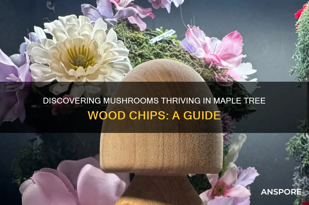 what kind of mushrooms grow in maple tree wood chips