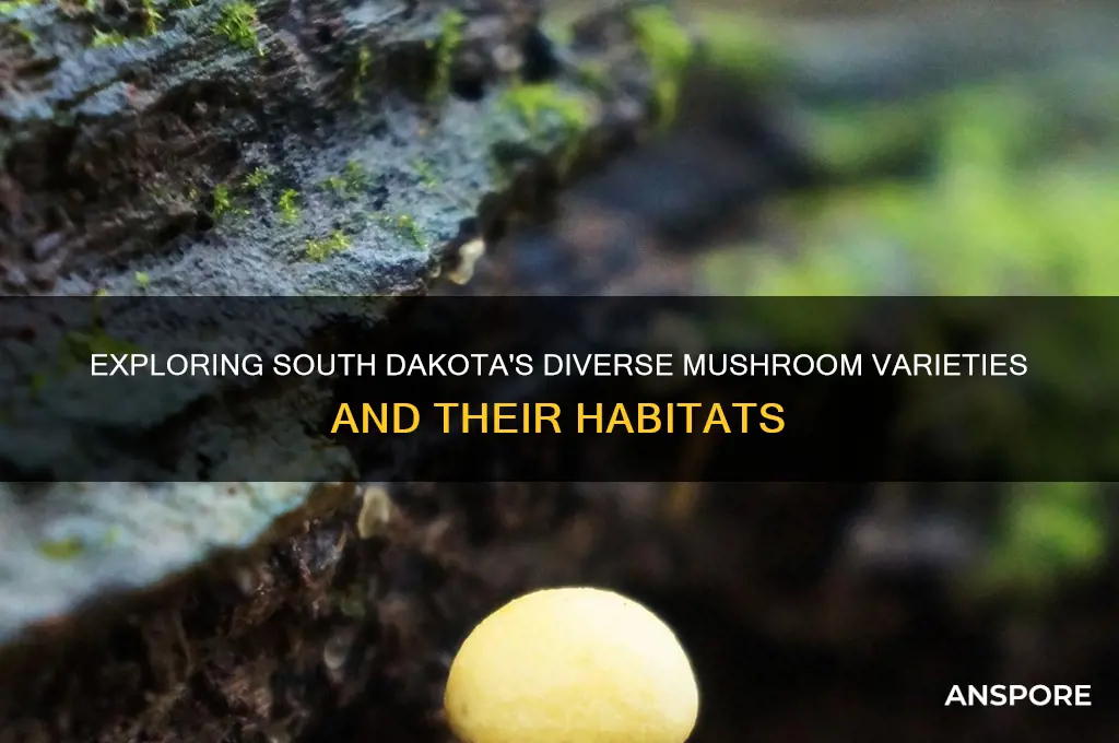 what kind of mushrooms grow in south dakota