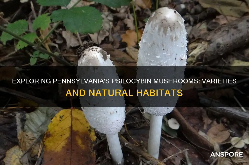 what kind of psilocybin mushrooms grow in pennsylvania