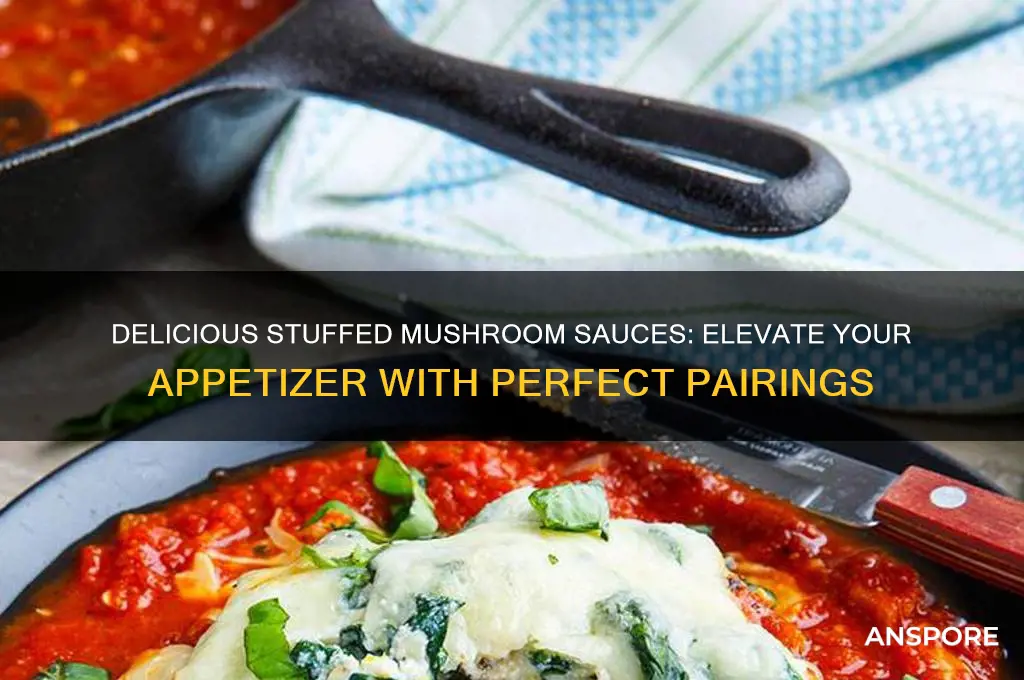 what kind of sauce to make with stuffed mushrooms