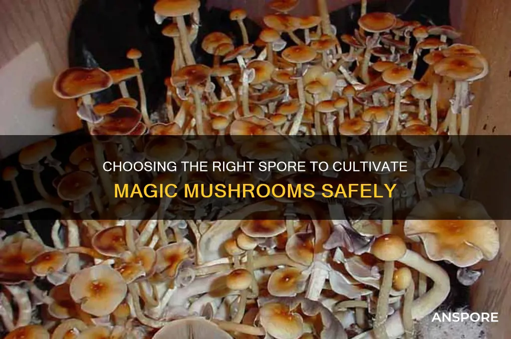 what kind of spore to grow magic mushroom