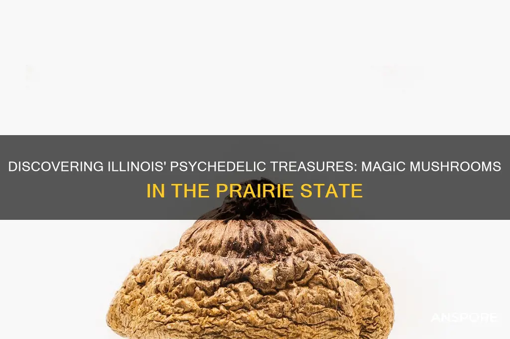 what magic mushrooms grow in illinois