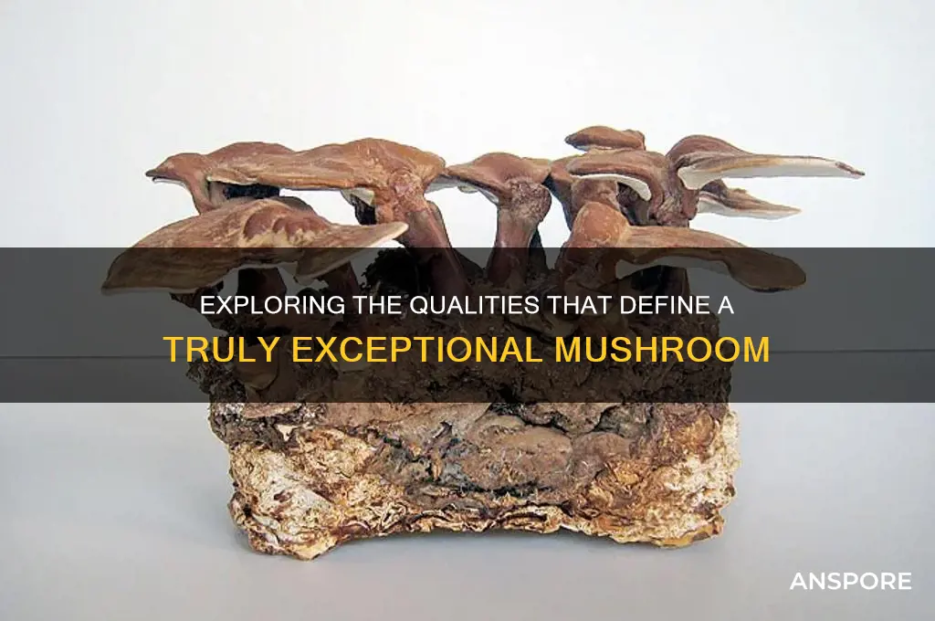 what makes a mushroom good