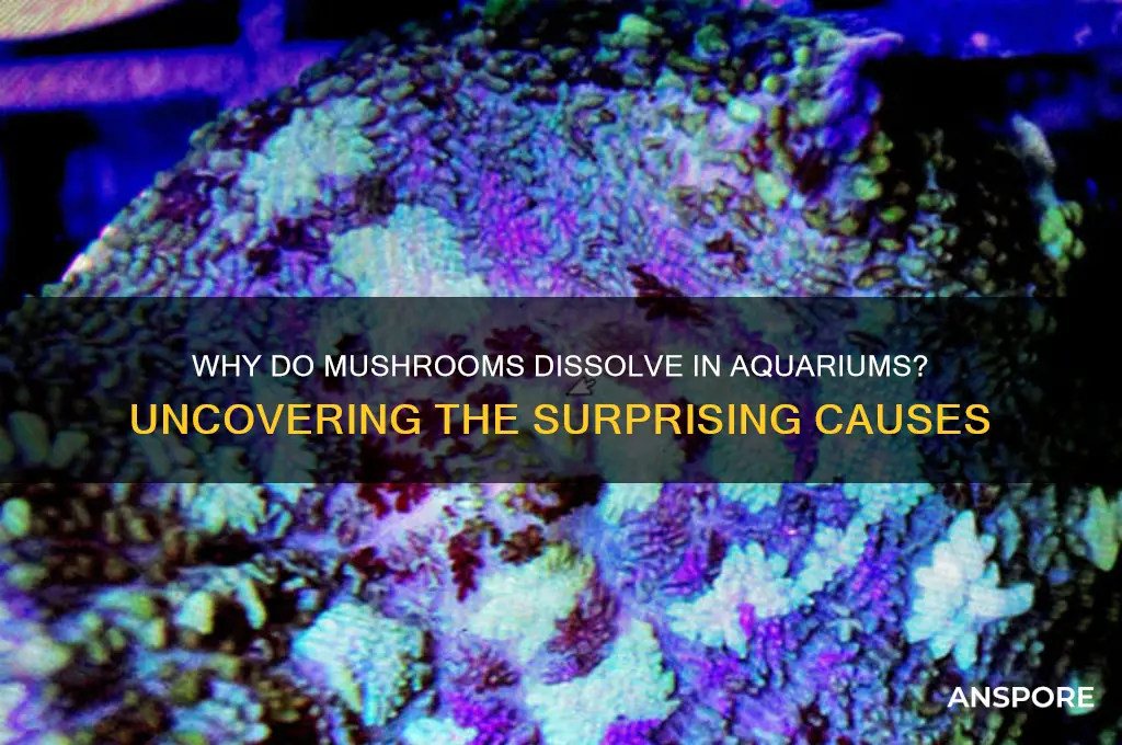what makes mushroom melt away in aquarium
