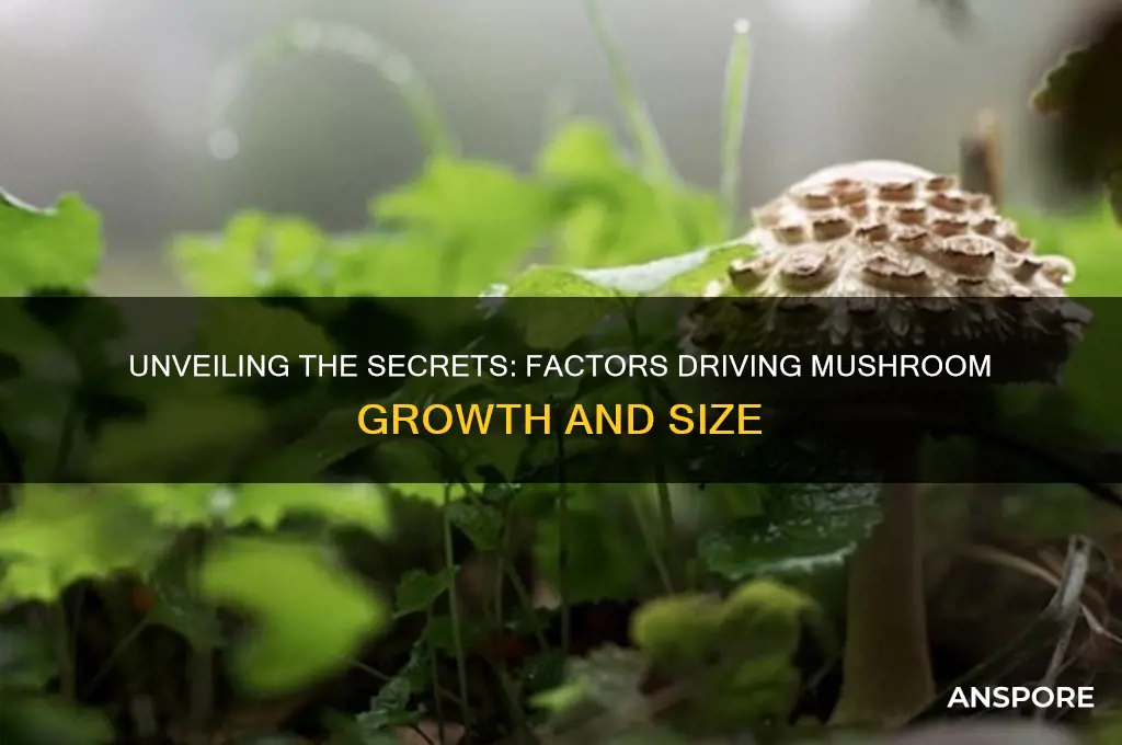 what makes mushrooms grow bigger