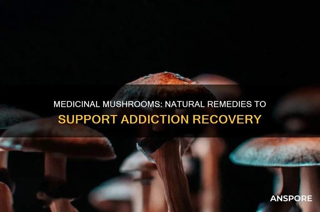 what medicinal mushrooms are good for addiction