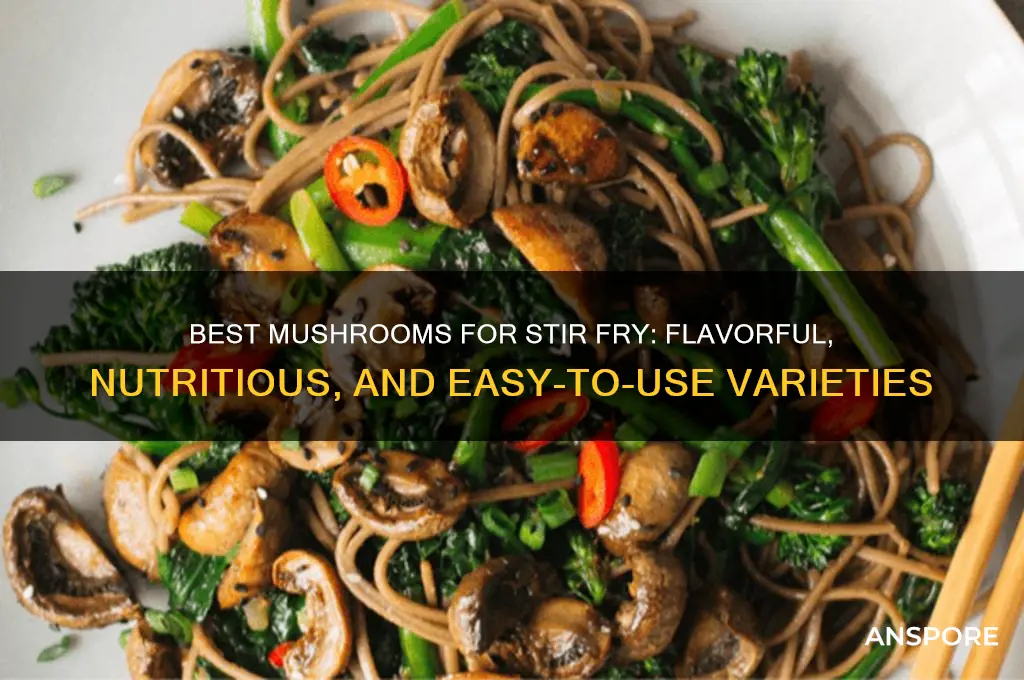 what mushrooms are good for stir fry