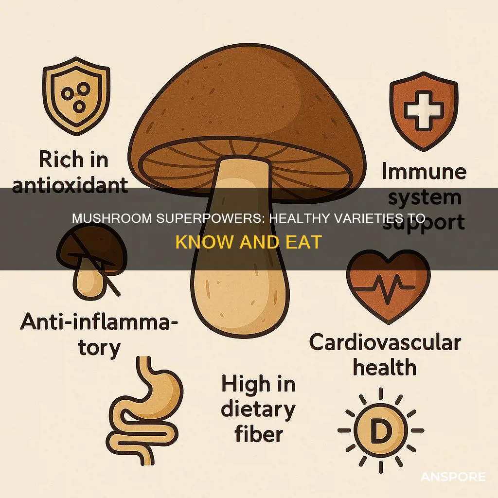 what mushrooms are healthy