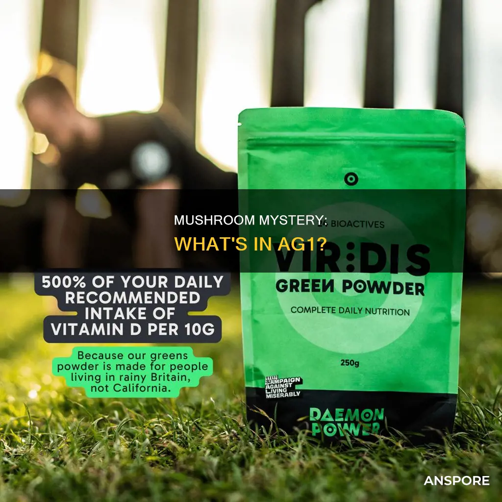 what mushrooms are in ag1