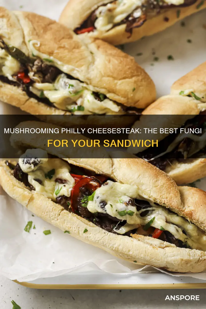 what mushrooms for philly cheesesteak