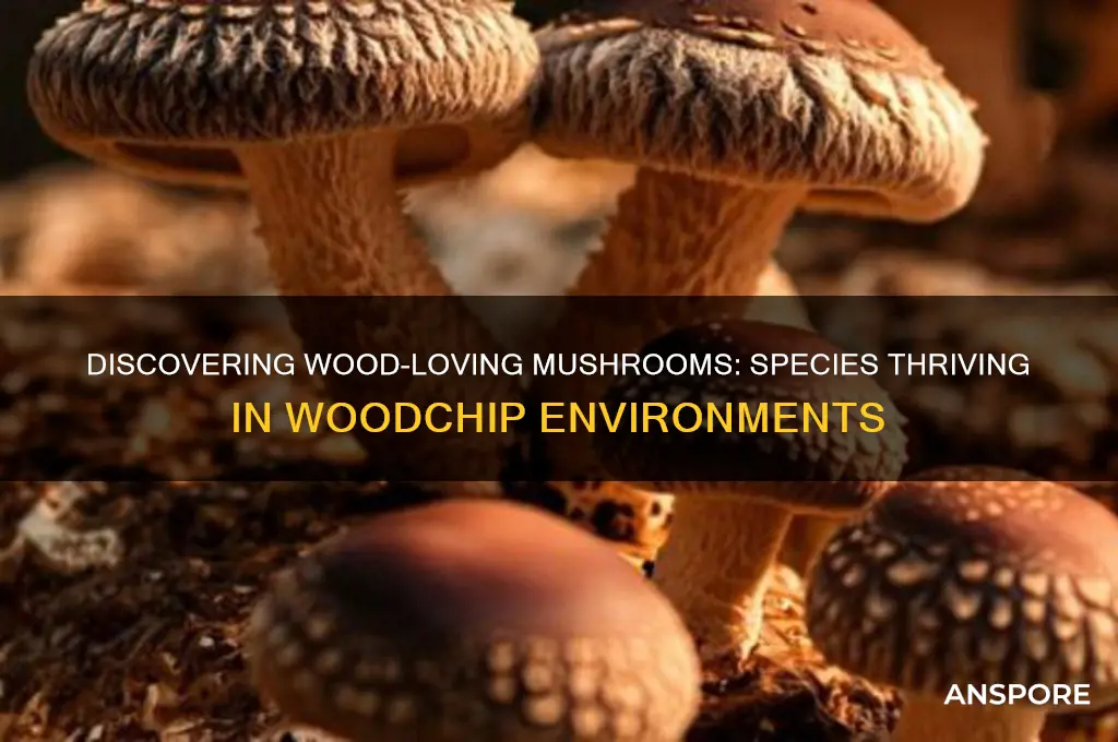what mushrooms grow in woodchips