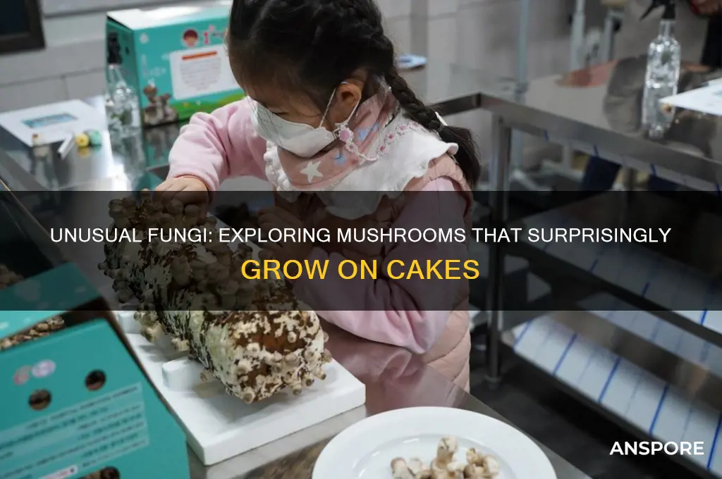 what mushrooms grow on cakes