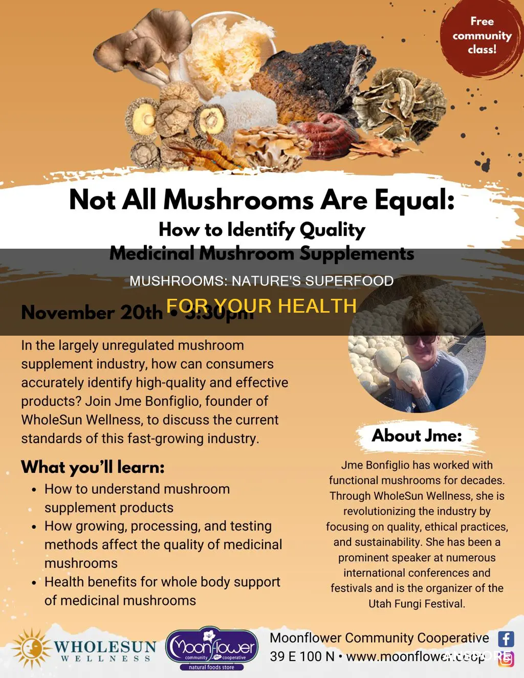 what mushrooms have health benefits
