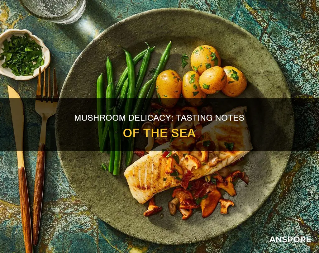 what mushrooms taste liie fish