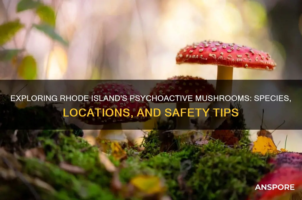 what phycoactive mushrooms grow in rhode island