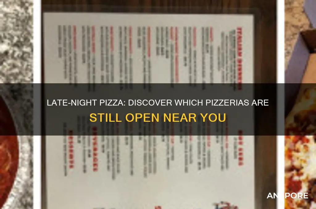 what pizza places are still open