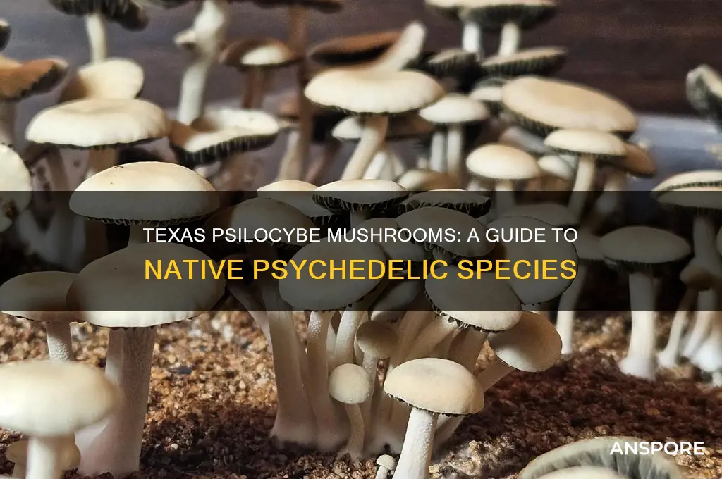 what psilocybe containing mushrooms grow in texas